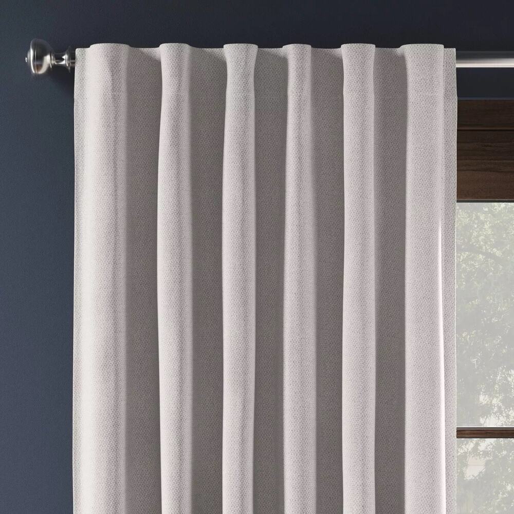 Threshold Ashville Blackout Rod Pocket 50x63" Curtain Panel Gray*#